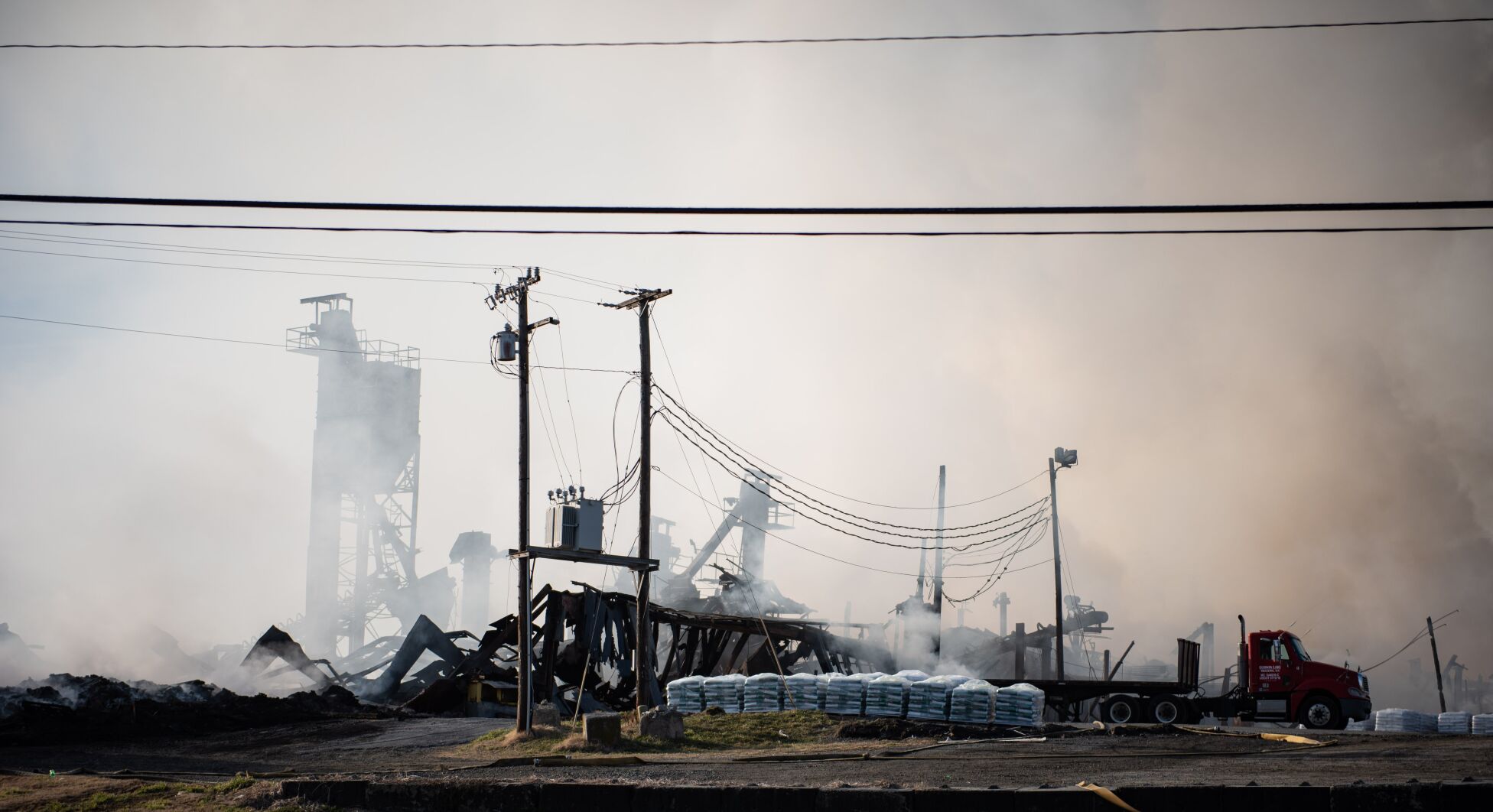 Winston Weaver Co. Fertilizer Plant Fire Tuesday
